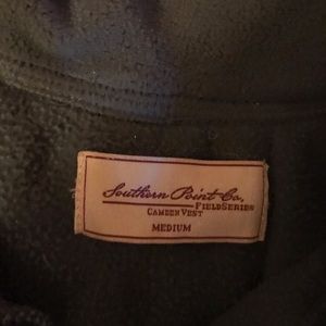 Southern point fleece vest